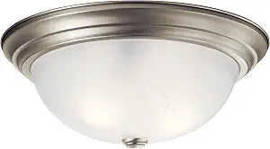 Kichler 3-Light Flush Mount Light, Brushed Nickel