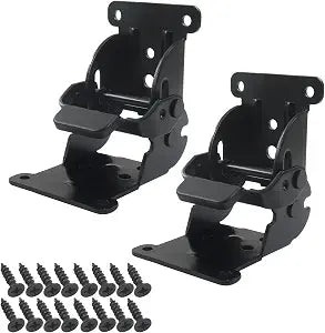 2 Pack Heavy-Duty Folding Brackets, 0-90-180 Adjustable Support