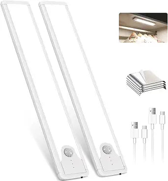Pak 16 Inch Under Cabinet Lighting, Motion Sensor Rechargeable LED Dimmable