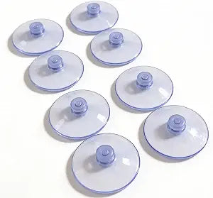 Shower Caddy Connectors Suction Cups  8-Pack Universal Adhesive Mounts for Adjustable Bathroom Shelves, Soap Dispensers & Organizers, Heavy Duty No-Drill Wall Hooks