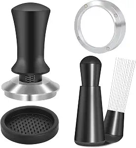 Reoszeank 51mm Espresso Accessories Kit, Tamper, WDT, Dosing Funnel