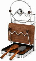Stainless Steel Pot Lid Organizer Cutting Board Holder for Kitchen Counter