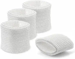 WF2 Humidifier Filter for Kaz Vicks - V3100 V3500 V3700 V3800 V3900 3020 Series, Protec PWF2 VEV400 Cool Mist Vaporizer Humidifiers (Pack of 4) White