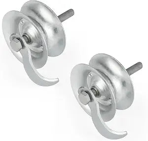 2 Pack Sliding Gate Rollers 5" Steel Pipe Track Roller