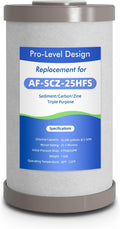 Compatible with Aquasure Fortitude V2 AF-SCZ-25HFS Replacement Water Filter