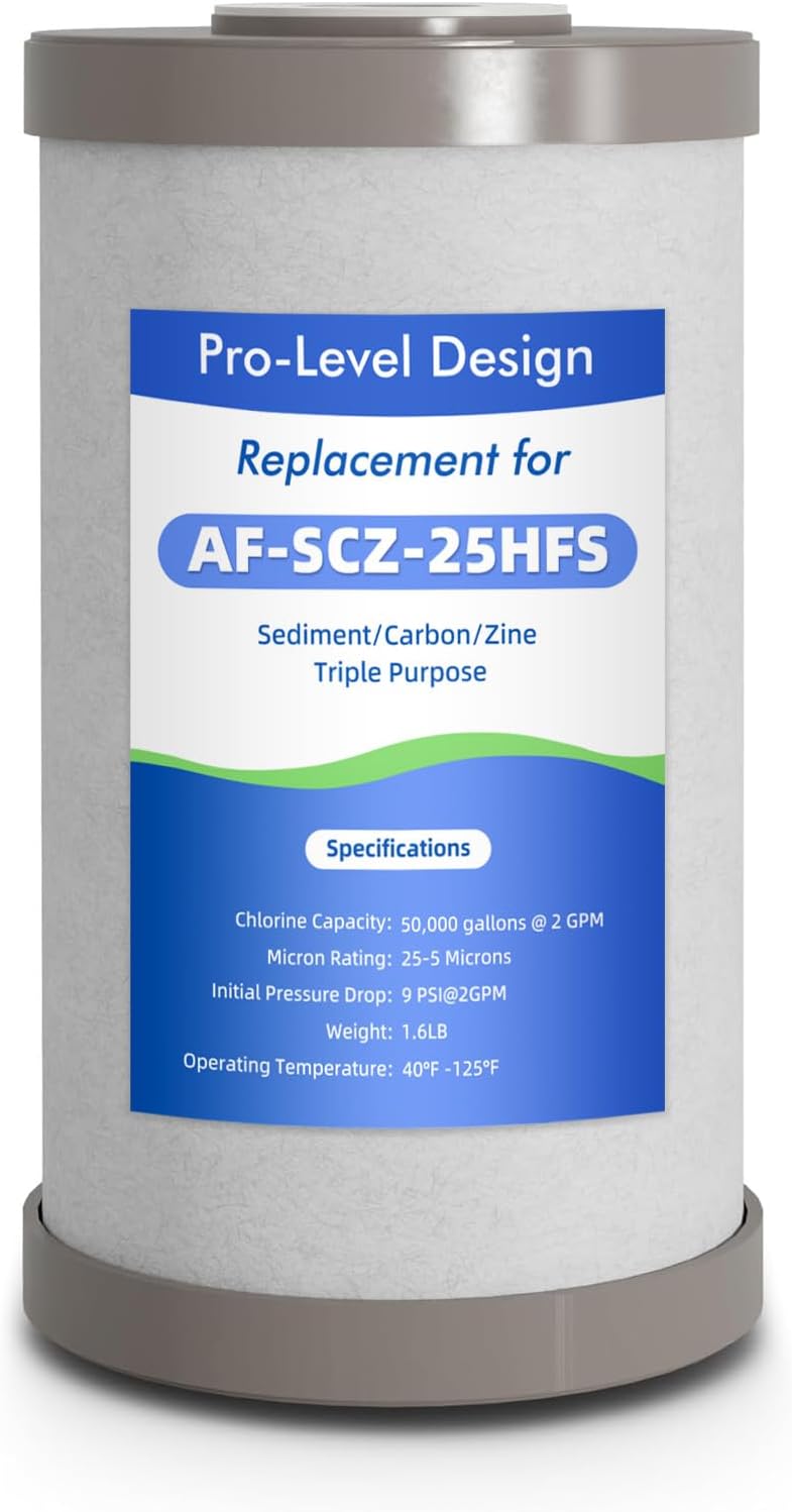 Compatible with Aquasure Fortitude V2 AF-SCZ-25HFS Replacement Water Filter