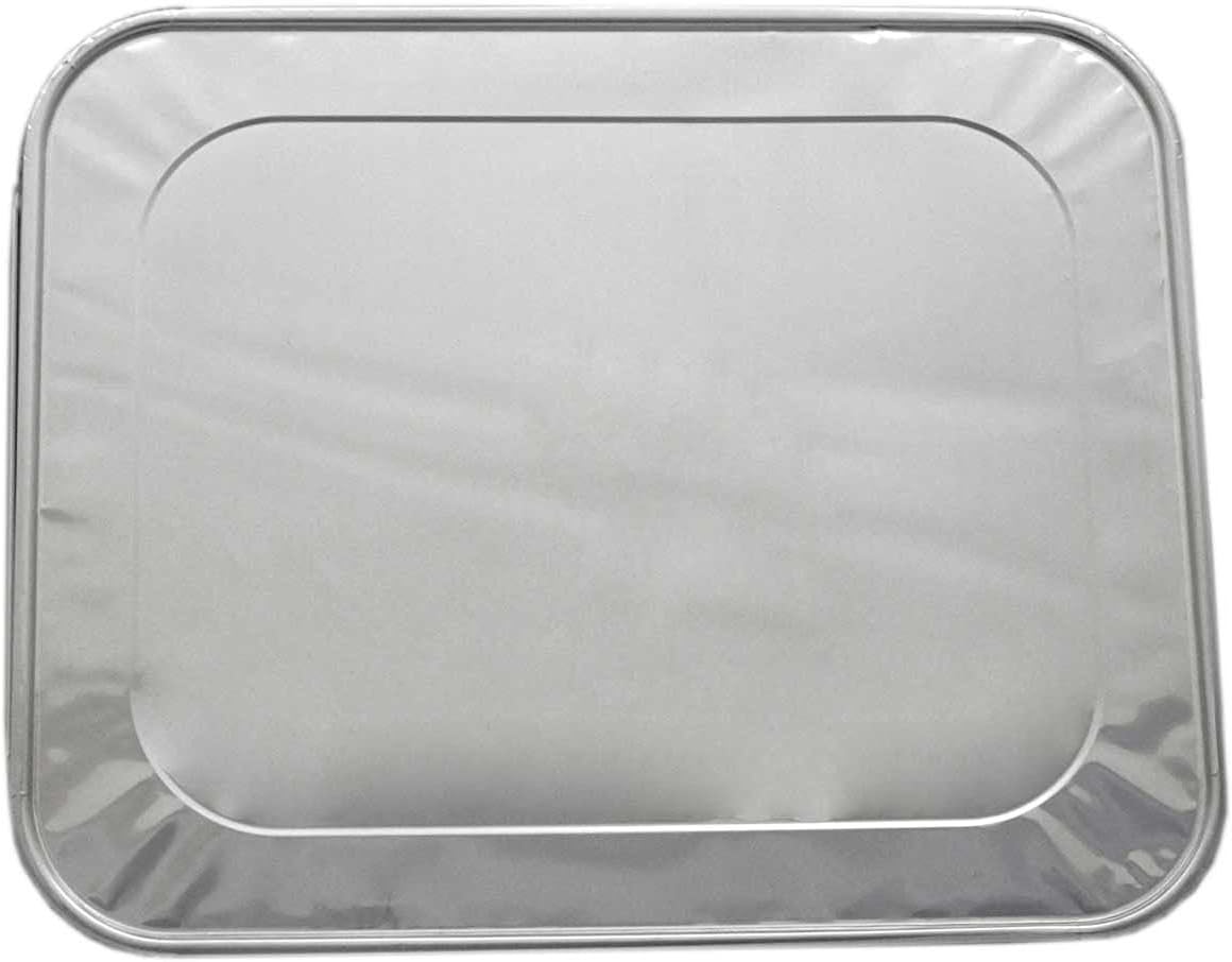 Mr Miracle Aluminum Lids for Half Size 9x13 Foil Steam Pans. Pack of 30