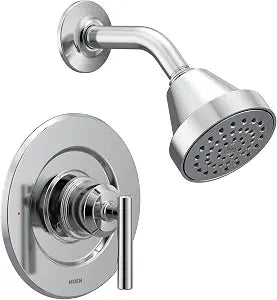 Moen Gibson Chrome Posi-Temp Pressure Balancing Eco-Performance Modern Shower Trim, Valve Required, T2902EP