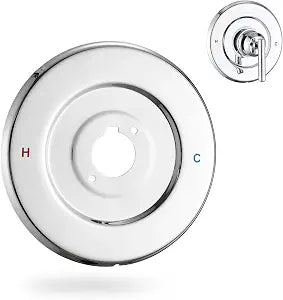 Replacement Shower Escutcheon Plate for Moen T2901 Gibson Posi-Temp Trim Kit, Durable Metal Cover Plate, Valve & Handle Not Included
