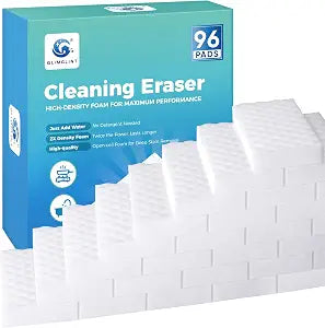 GLIMGLINT 96 PK Magic Sponges Cleaning Eraser, Powerful Scrubber Foam Pads
