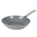 Sur La Table Kitchen Essential 8 Inch Fry Pan PFA Free Titanium Ceramic Nonstick Interior Forged Aluminum Cookware Frying Pan - Green - Induction Compatible