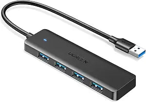 UGREEN USB 3.0 Hub, 4 Ports USB A Splitter Ultra-Slim USB Expander, 0.5 ft