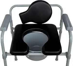 Commode Seat Cushion, Super Soft Sponge Padded Commode Chair Seat Pad for Elderly/Handicapped/Disabled, Shower Wheelchairs, Toilet Chairs