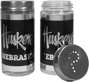 Siskiyou Sports NCAA Nebraska Cornhuskers Black Salt & Pepper Shaker Nebraska Cornhuskers, One Size, Black