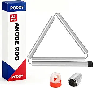 44" Flexible Magnesium Anode Rod for Water Heater 3/4" NPT Replacement