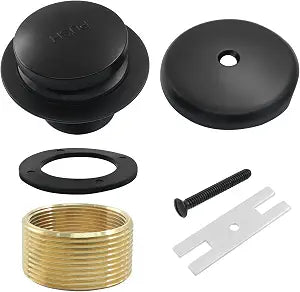Litoexpe 1 Pcs Chrome Bathtub Drain Tip-Toe Kit
