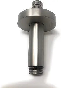 Ceiling Mount Shower Arm and Escutcheon with 1/2-Inch NPT Thread (3", Brushed Nickel)