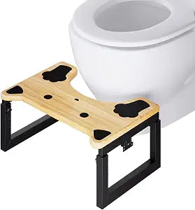 Homde Foldable Toilet Stool for Pooping: 7" & 8" Or 9" Adjustable Height