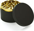 Kitchen Grinder Spice Grater 3.0 Inch Aluminum(Black)
