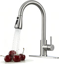 Kitchen Faucets Pull Down Sprayer, Brushed Nickel,Stainless Steel