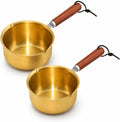 Mini Butter Warmer 2-Pack, 10 oz 304 Stainless Steel Saucepan