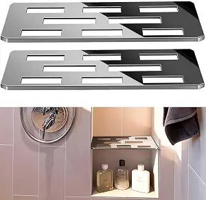 2 Pack 12 Inch Shower Niche Shelf Mirror Effec t 316 Stainless Steel
