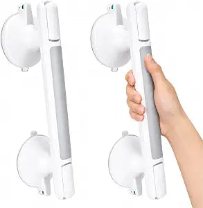 Grab Bars for Shower, 12.2" Shower Handle for Seniors, 2 Pack