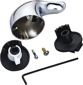 Tearel Shower Handle for Moen 100657 Chrome 2-Pack, Compatible With Moen Posi-Temp Moentrol Standard Valve, Metal Handle Fixes Loose or Wobble, for Bathroom Remodel and DIY Renovation Projects