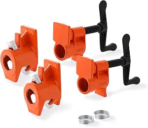 PONY the Original 2-Pack 50 Pipe Clamp Fixture for 3/4 Inch Black Pipe
