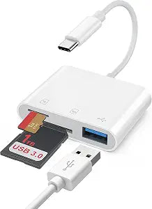 USB C SD Card Reader High-Speed 3-in-1 USB 3.0 Adapter