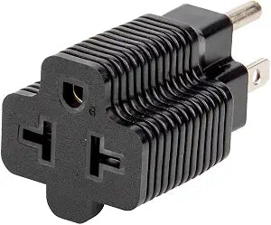 4-in-1 15 Amp to 20 Amp T Blade Adapter, Nema 5-15P to 5-20R, 5-15P to 6-15R, 6-20R Plug Outlet, AC Power Adapter Converter, 15A 125V to 20A 250V