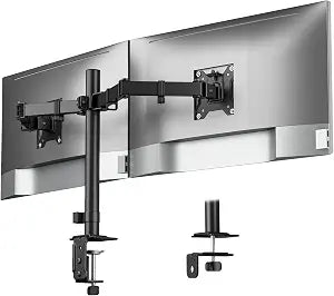 monTEK Heavy-Duty Dual Monitor Stand for 17-32", 22 lbs Each