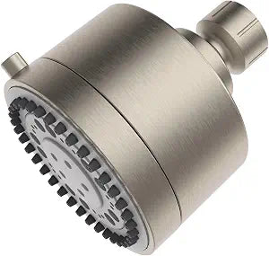 Kingston KX8758 3" Round 5-Function ABS Shower Head, Brushed Nickel