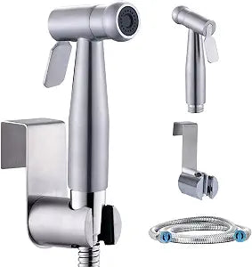 Handheld Sprayer, 3 Pack Cloth Diaper for Baby Wash Includes 150 cm Metal Hose and Holder - Excluding T-Type valves
