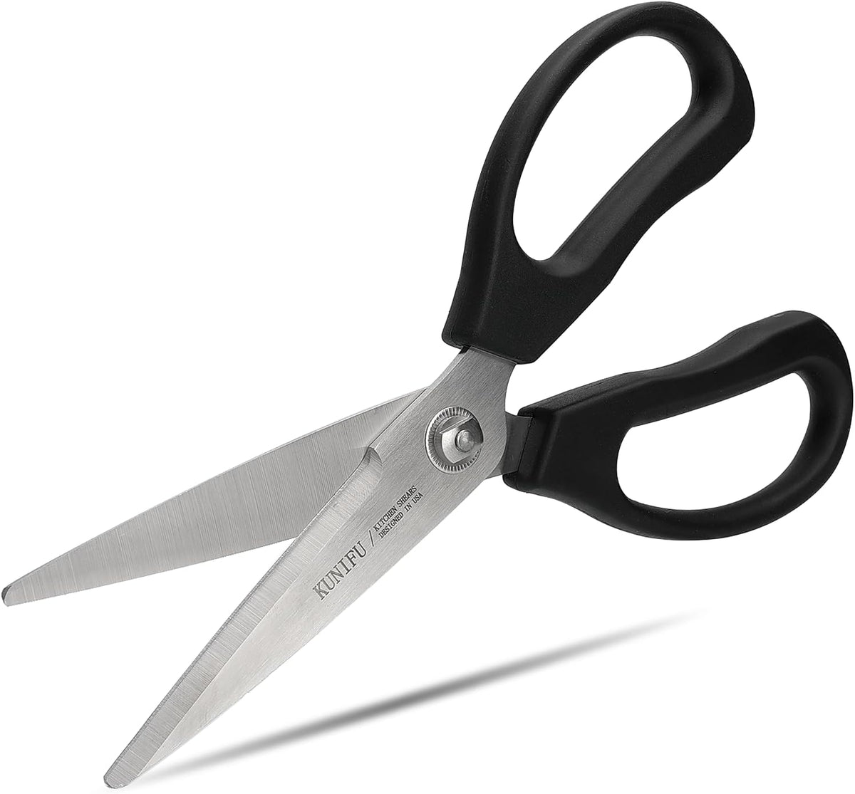 KUNIFU Detachable All Purpose Kitchen Scissors Shears - Black
