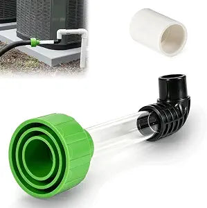 AC Drain Line Vacuum Adapter, AC Drain Line Unclogger Tool, Wet/Dry AC Drain Line Cleaner, Universal Fit for 3/4" & 1" PVC, Fits 4 Vacuum Hose Sizes, No Chemicals, Quick DIY Fix for HVAC Drain Lines