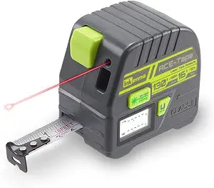 Laser Tape Measure 2-in-1, Inkerma 130Ft Laser Measurement Tool & 16Ft Measuring Tape, Digital Laser Tape Measure
