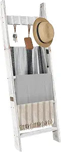 Blanket Ladders for the Living Room, 5-Tier Blanket Holder