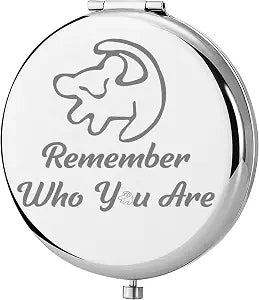 TGBJE Lion Quote Pocket Mirror Remeber Lions Gift for Her (Remember Mirror)