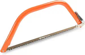 GreatNeck 21 Inch Bow Saw for Brush Clearing and Dry Wood Cutting