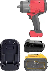 for Dewalt to for Milwaukee Adapter, Battery Adapter for DeWalt 20V&60V Lithium Battery Convert to for Milwaukee M-18 18V Lithium ion Battery Use for Milwaukee 18V Cordless Power Tool
