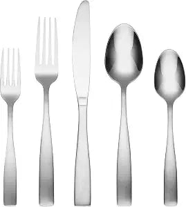 Cambridge Madison Satin 20-Piece 18/0 Silverware Set for 4, Flatware
