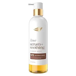 Dove Serum+ Soothing Oil Body Wash, Almond & Oil Sandalwood, 15.3 fl oz