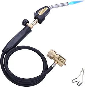 Propane Torch Hand Hose, Mapp Gas Torch,Hose Length 1.5 M/60 INCH-With Hook