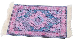 Boho Gaming Mouse Pad, Mat Rug Style Mouse Pad, Carpet Mousepads Retro Pattern Non-Slip Computer Mat, Home Office Accessories(Purple)