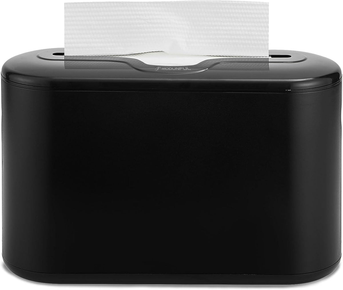 Multifold Paper Towel Dispenser Countertop Compact Design for Kitchen Black