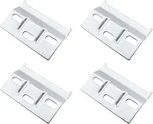 HJGarden 4PCS Kitchen Cabinet Brackets Wall Mounting Cupboards Hanger Plate Suspension Rails Carrier Plate for Kitchen Living Room Restaurant