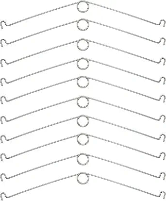 10pcs Metal Recessed Light Spring Clips Recessed Lighting Trims 7.9" Torsion Spring Recessed Lighting Accessories