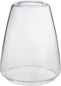 Aspen Creative 23524-60-1, Clear Glass Shade for Lighting Fixture, Pendant, Vanity, Wall Light, Size: 5" D x 6-1/4" H