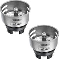Small Basket Strainer for 2-inch Sink Drain, Bar/rv Sink Strainer, 2 Pack